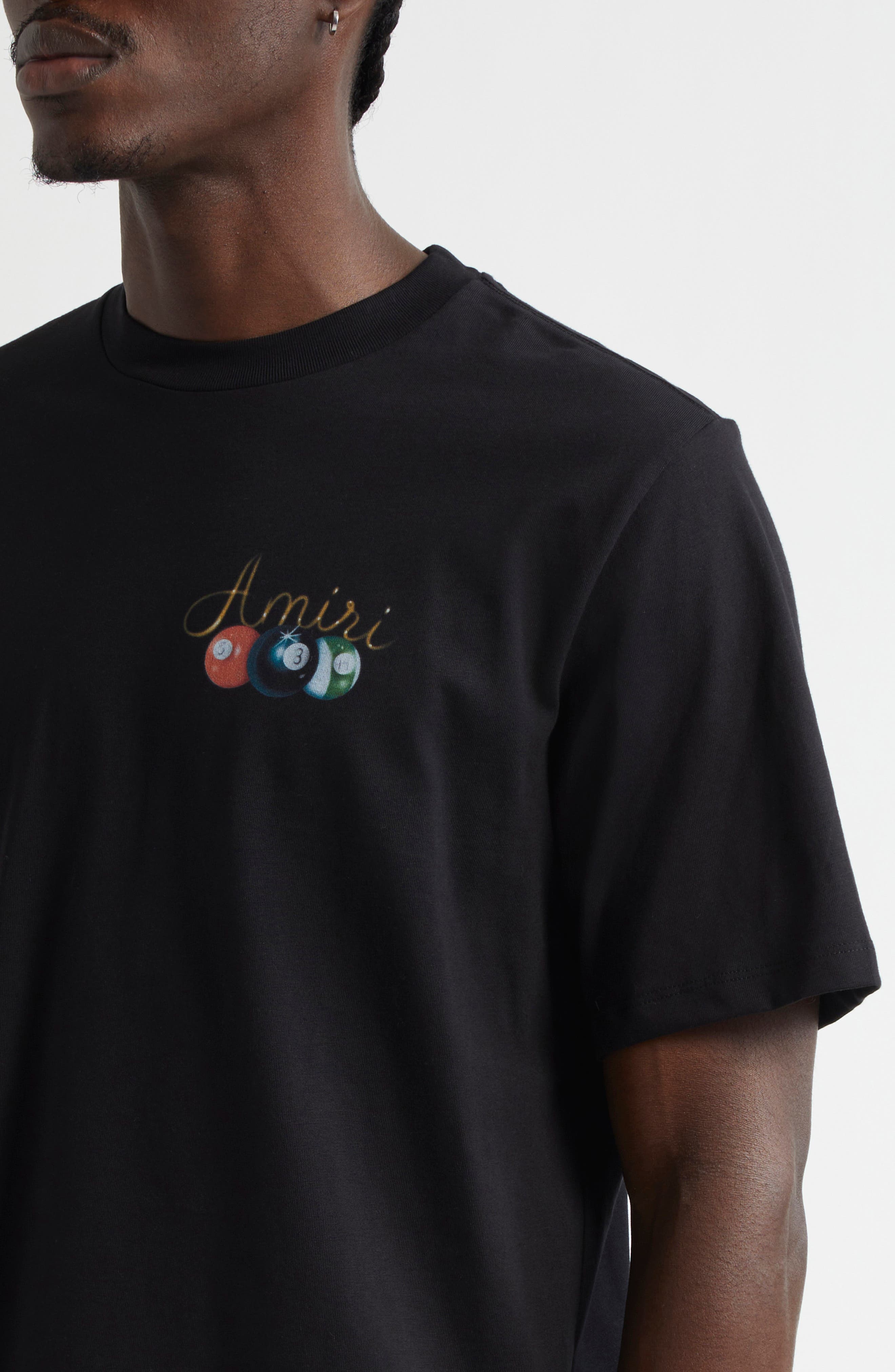AMIRI Pool Cue Graphic T-Shirt in Black at Nordstrom - 5