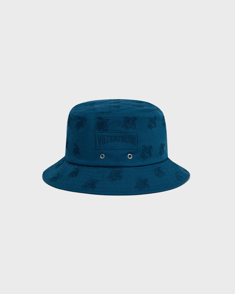 Embroidered Bucket Hat Turtles All Over 1