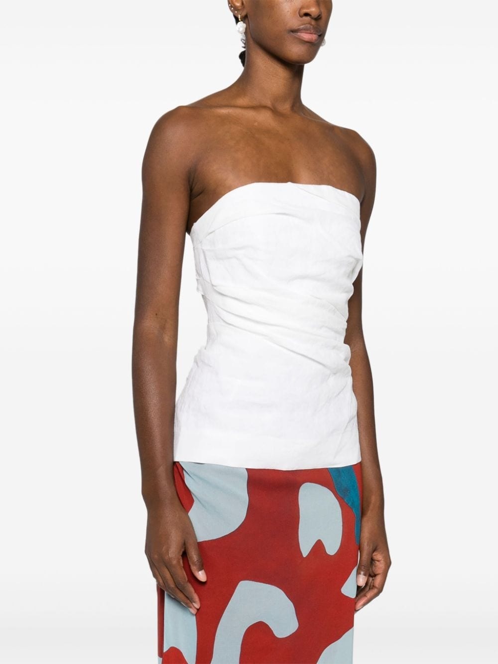 Izel linen bandeau top - 3
