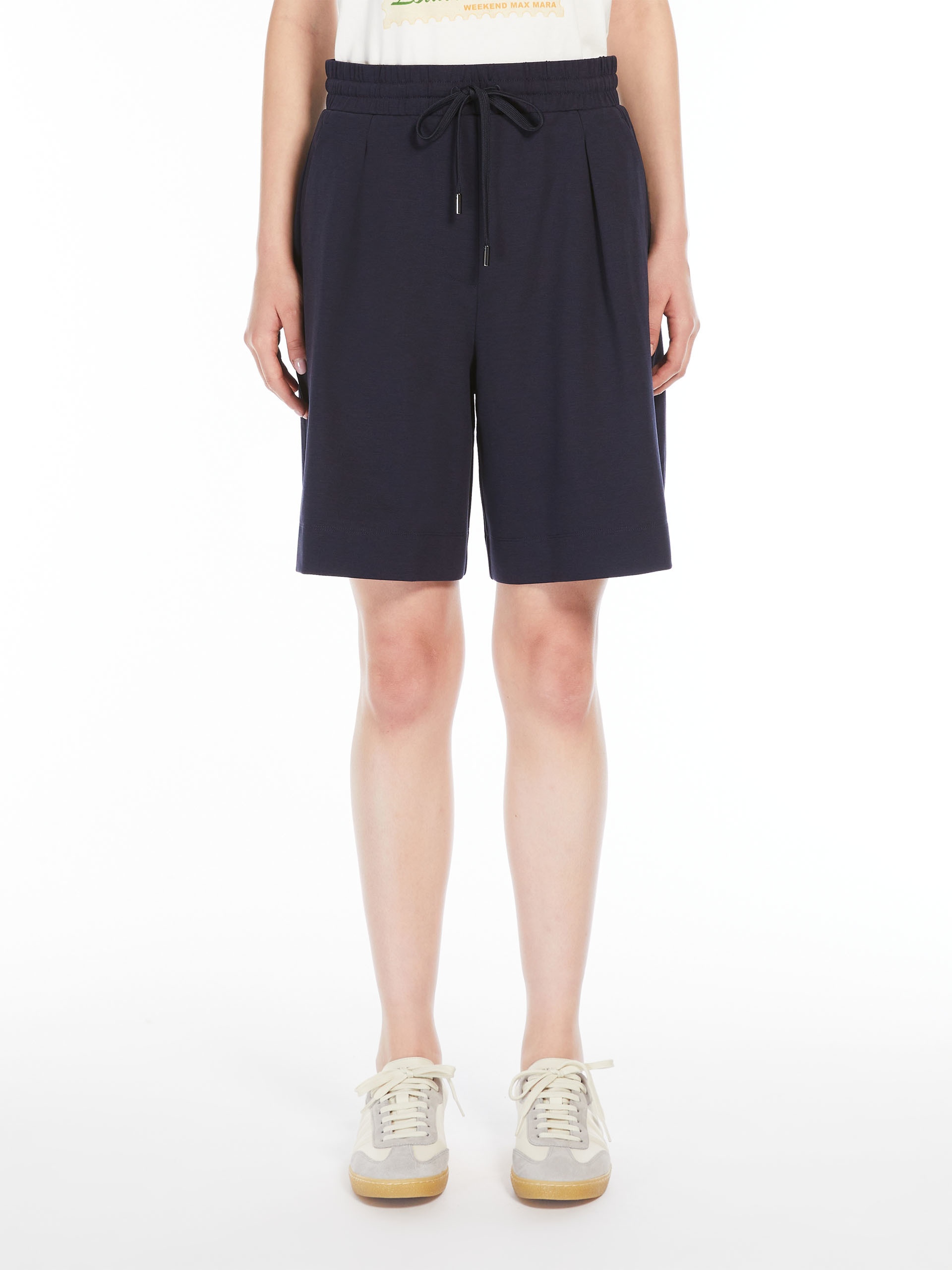 CAMMEO Milano-knit jersey Bermuda shorts - 3