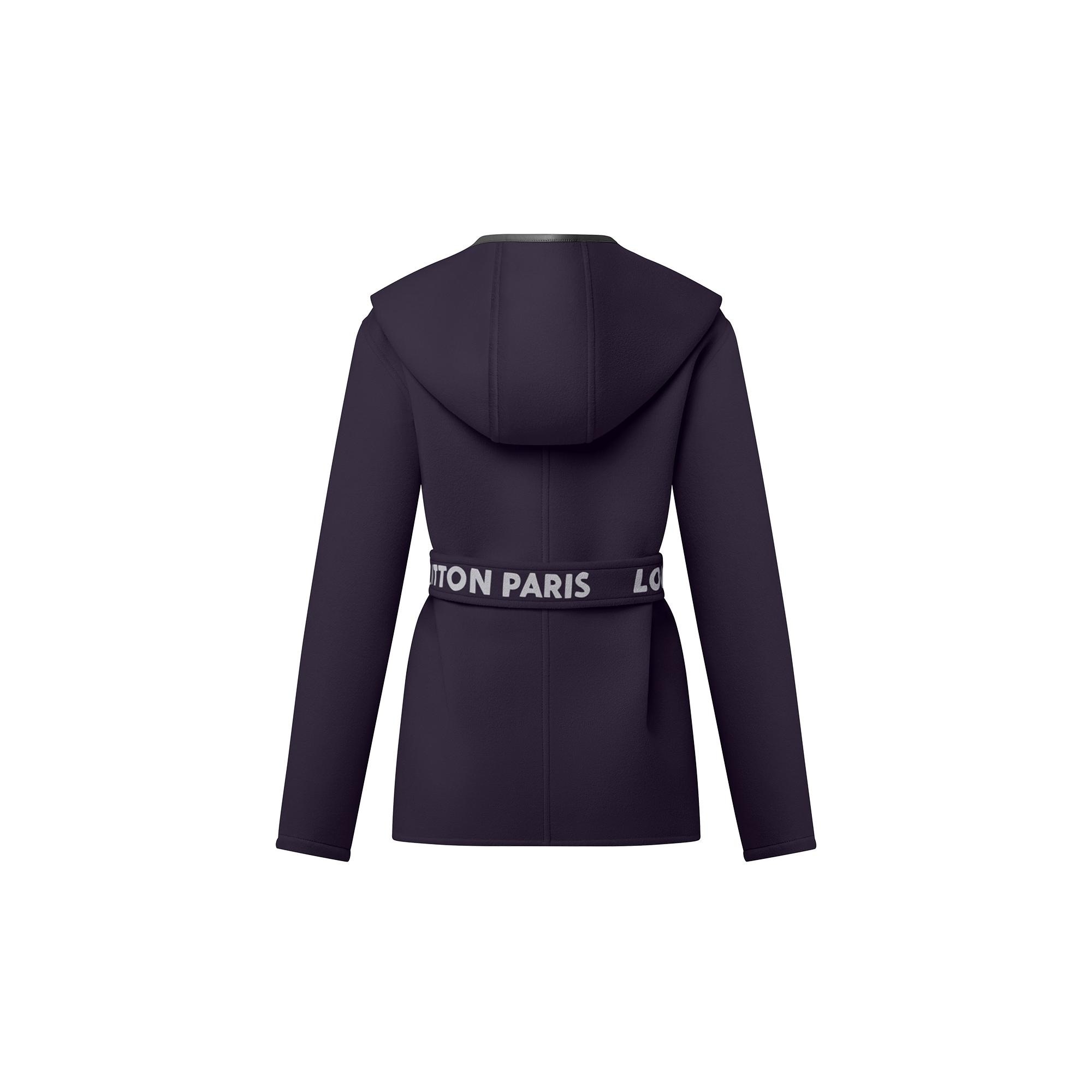 Signature Double Face Short Wrap Coat - 3