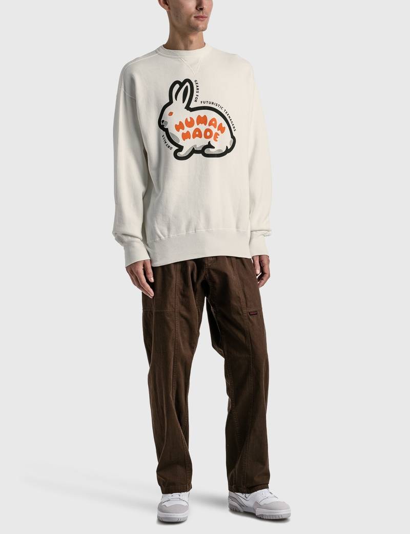 Human Made RABBIT CREWNECK SWEATSHIRT outlook