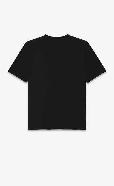 SAINT LAURENT saint laurent optical illusion t-shirt outlook