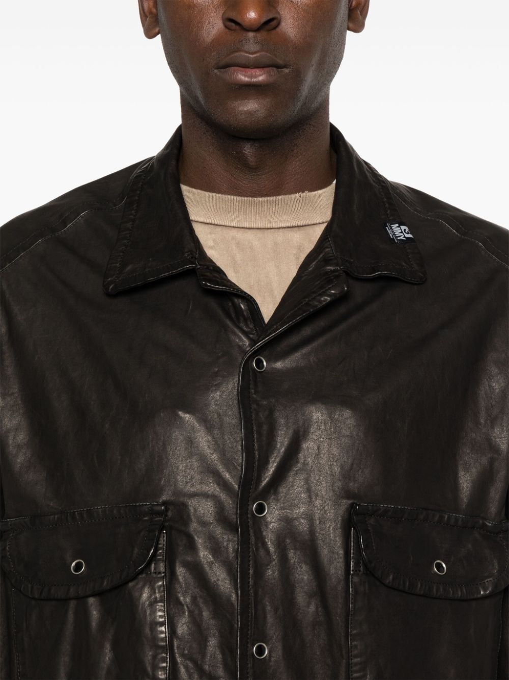 leather shirt - 5