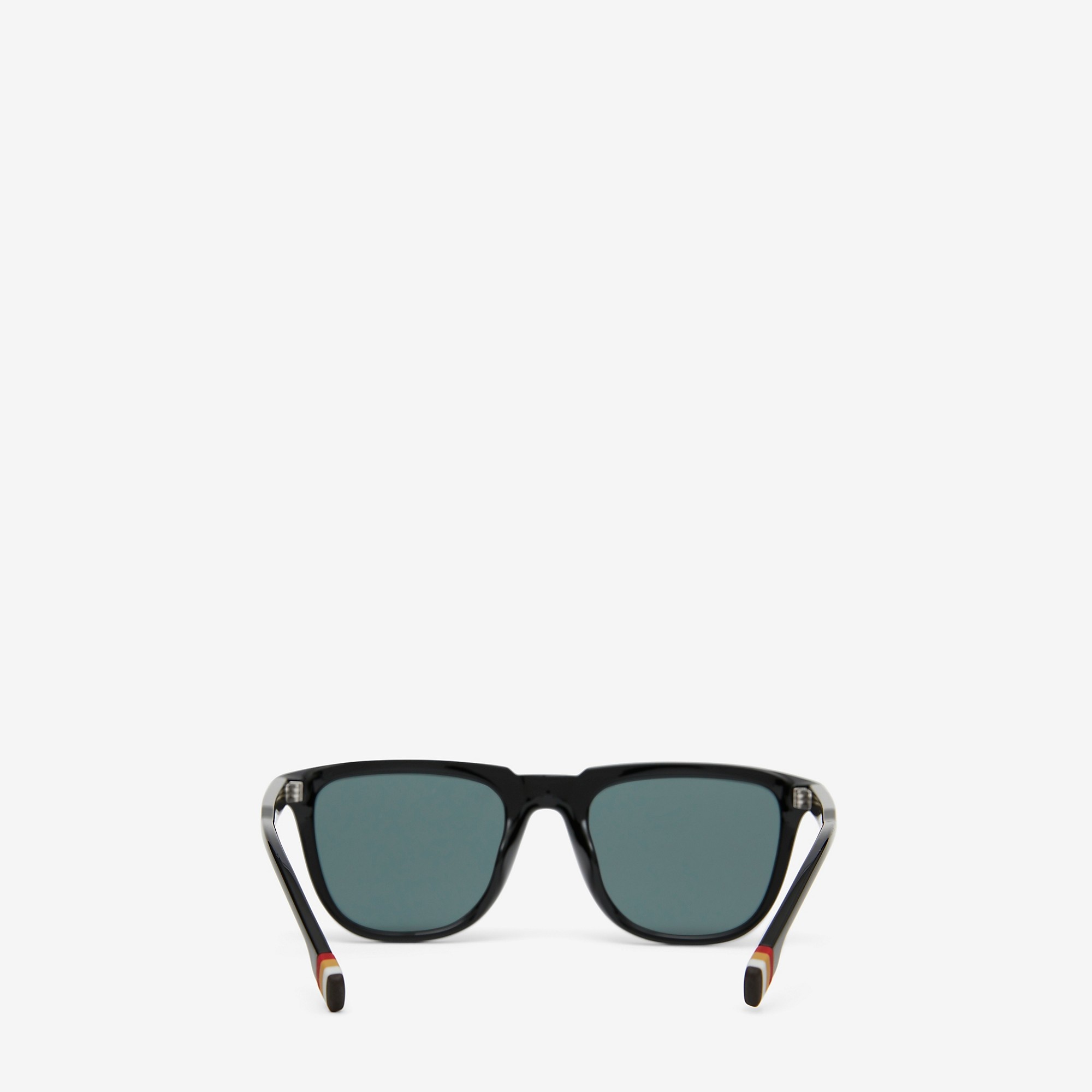 Stripe Detail Square Frame Sunglasses - 3