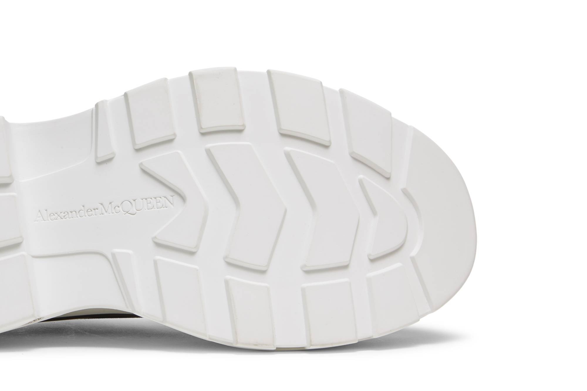 Alexander McQueen Tread Slick Lace Up 'Black White' - 5