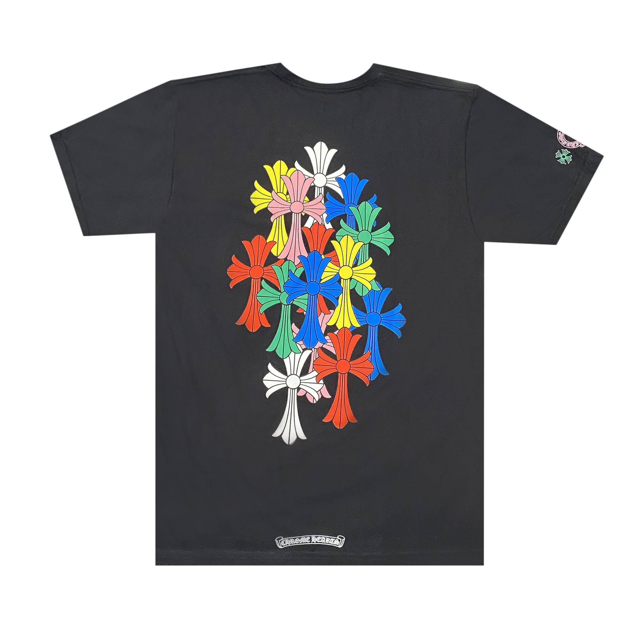 在庫少◆送料込♪【Chrome Hearts】cemetery print Tshirt black CHROME HEARTS T-shirt Short Sleeve Top Black Graveyard