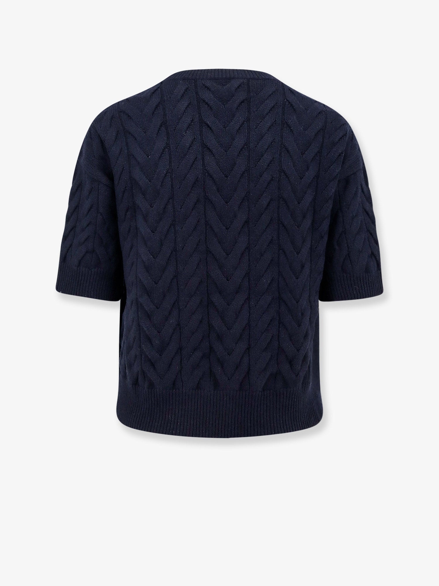 'S Max Mara Dominus Wool Sweater With Cable Knit - 2