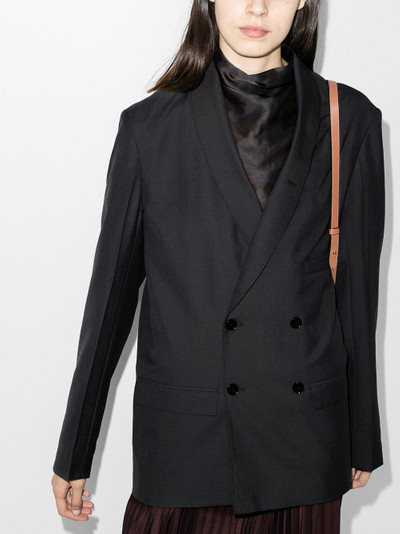 Lemaire belted double-breasted blazer outlook