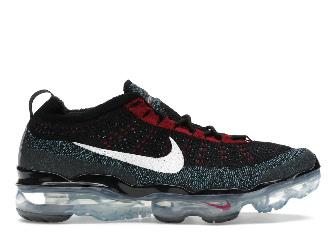 Nike Air VaporMax 2023 Flyknit Black Red Universtiy Blue - 1