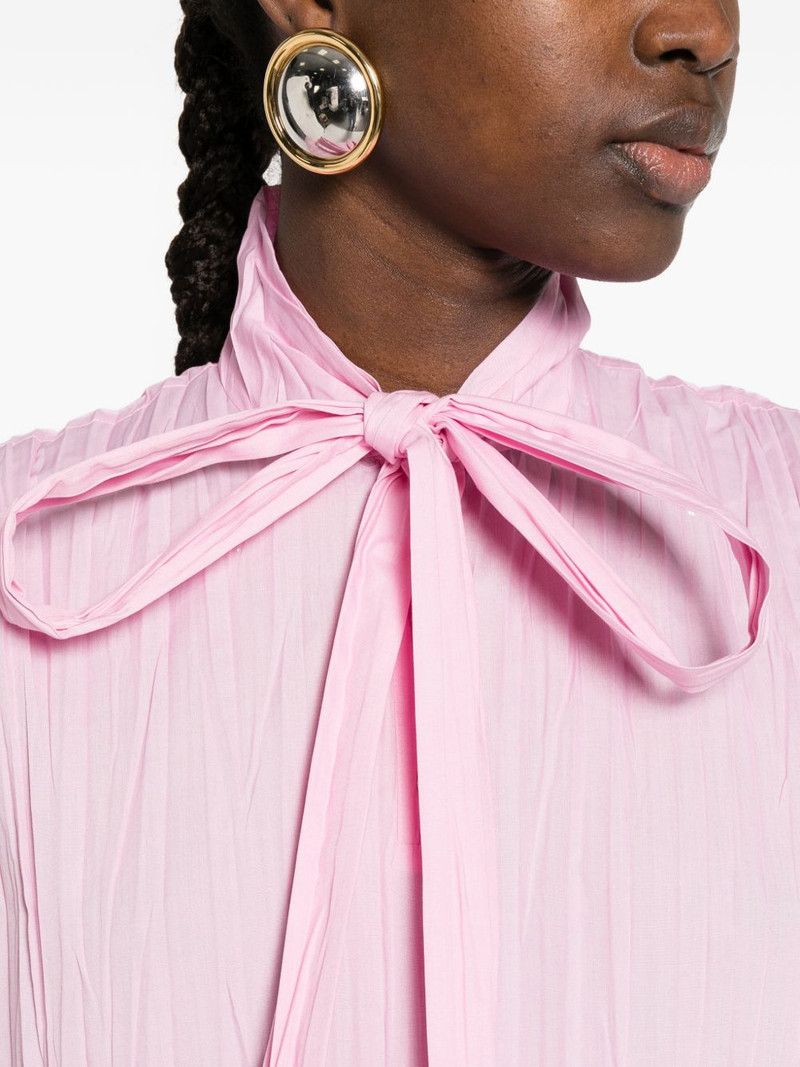 bow pleated mini dress 5