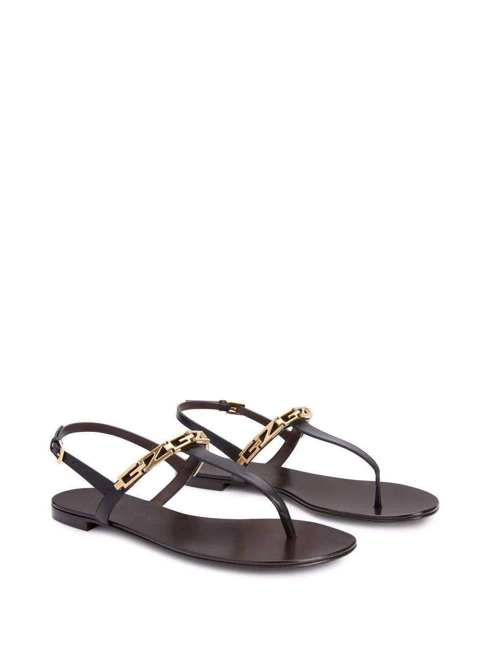 Musicaa monogram-chain sandals - 3