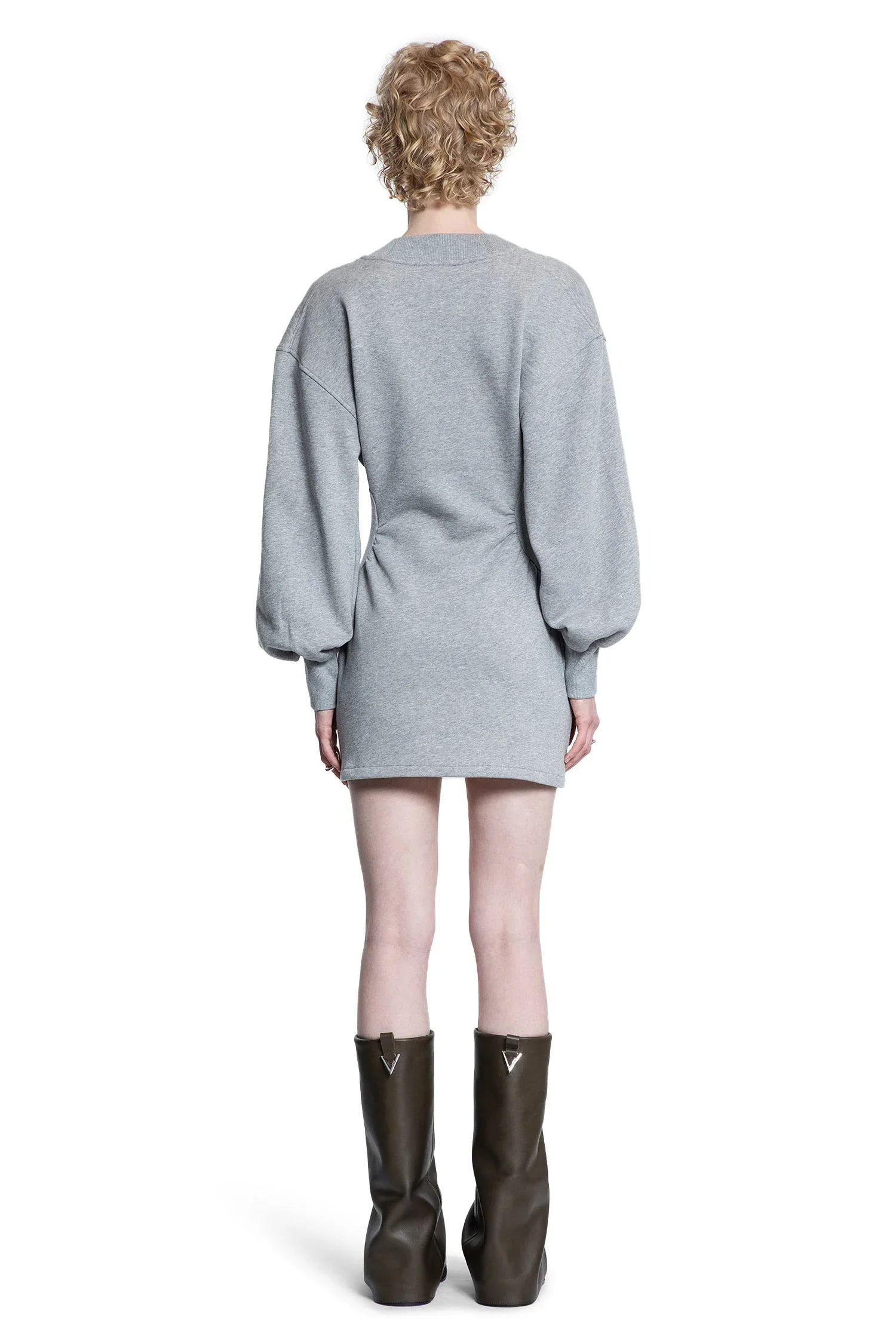 Cotton-Jersey-V-Neck-Mini-Dress - 3