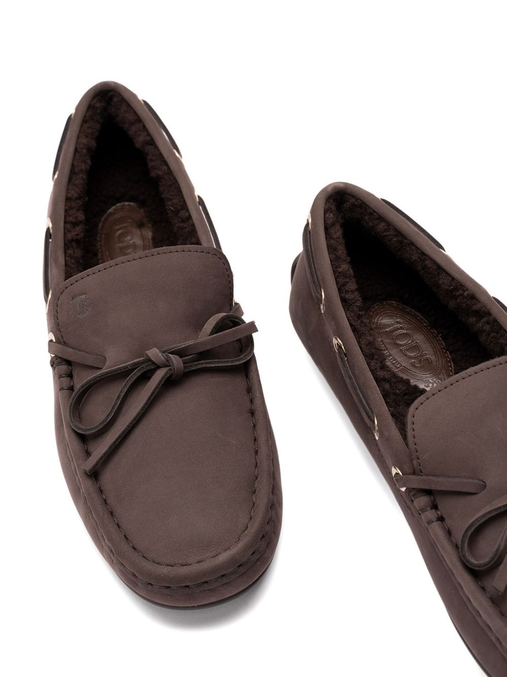 City Gommino tie-detail leather loafers - 3