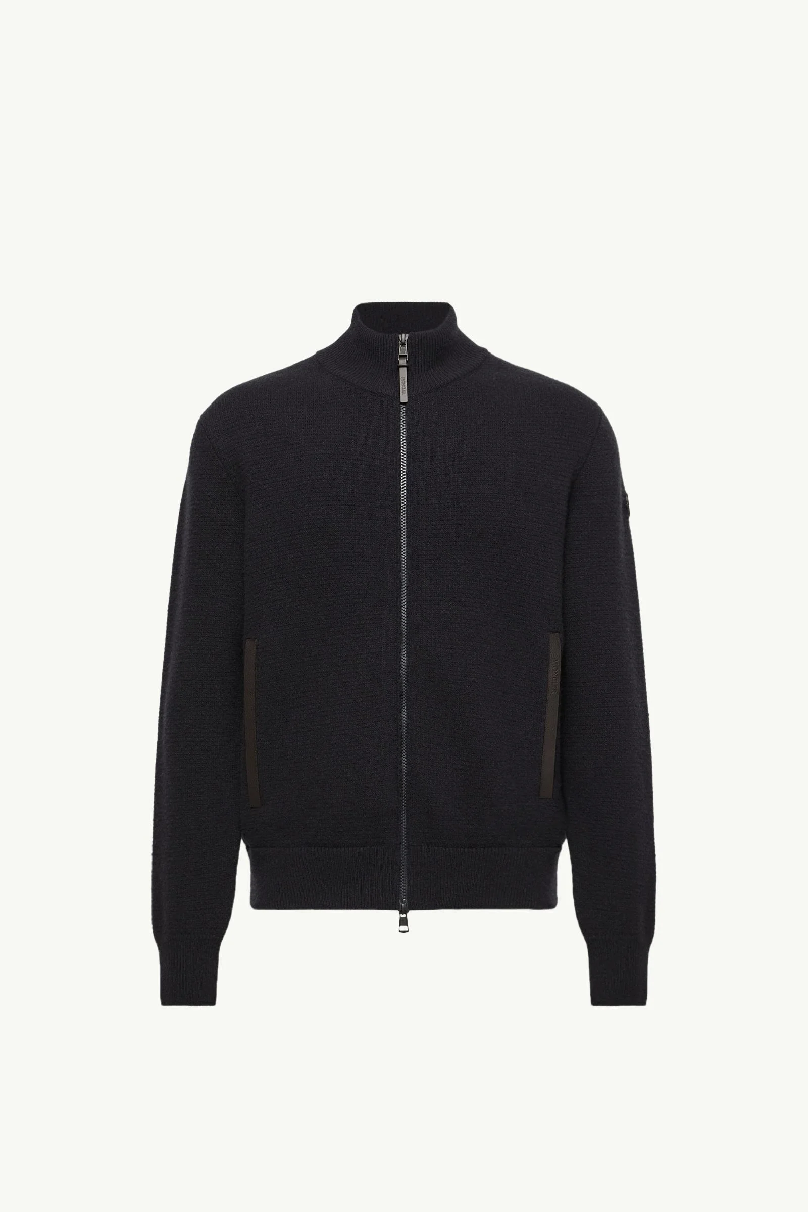 Wool & Cashmere Blend Zip-Up Cardigan - 1