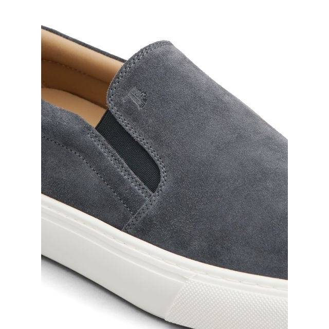 Grey suede slip-on - 5