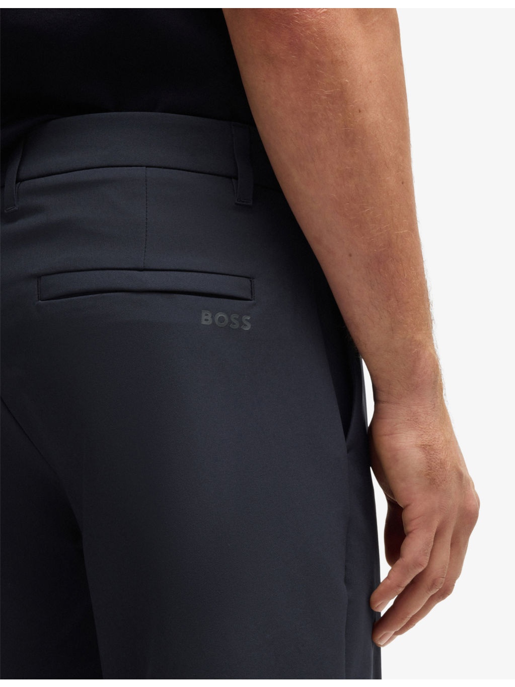 Elasticated-Waist Slim-Fit Stretch-Woven Shorts - 5