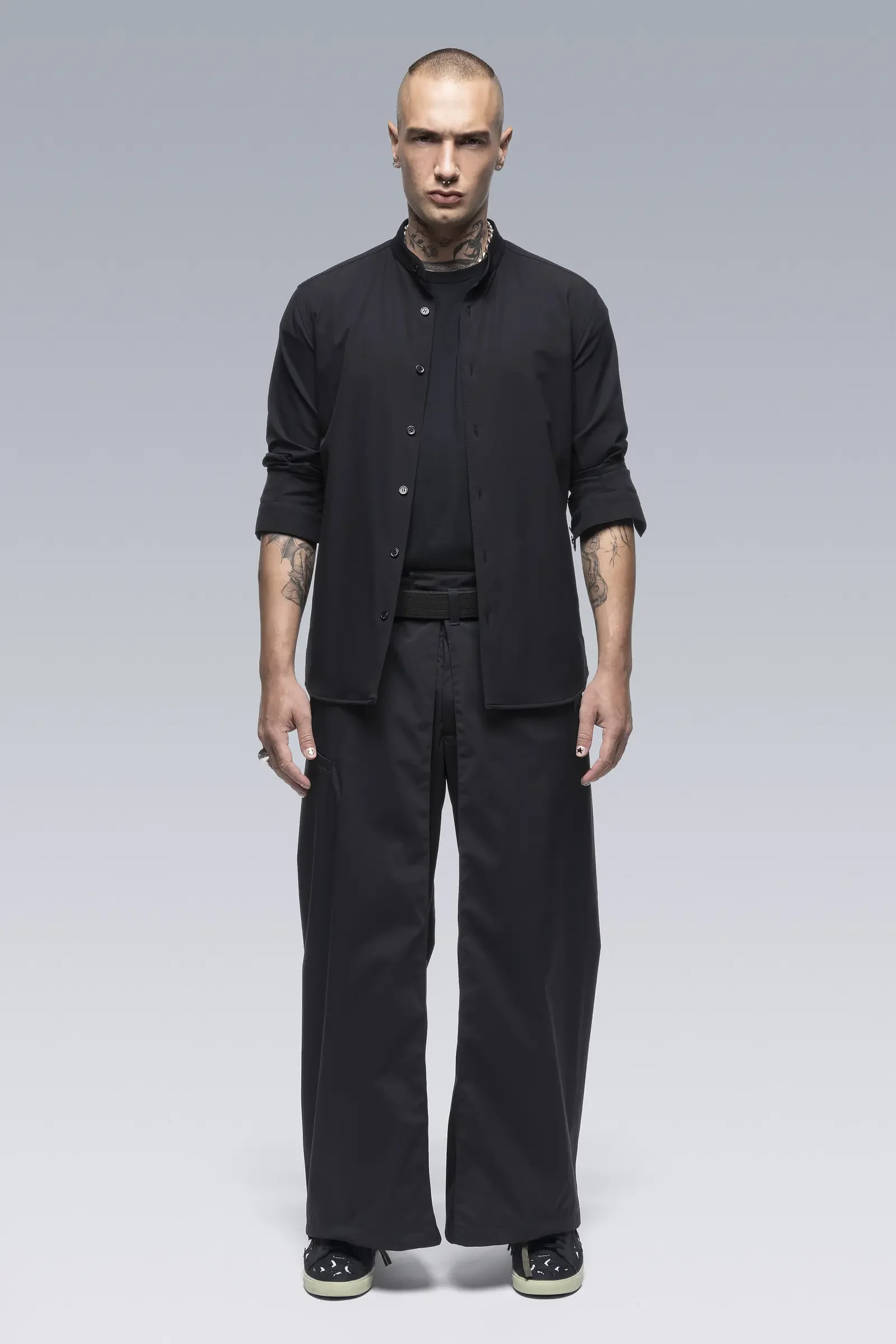 LA6B-DS schoeller® Dryskin™ Long Sleeve Shirt Black - 1