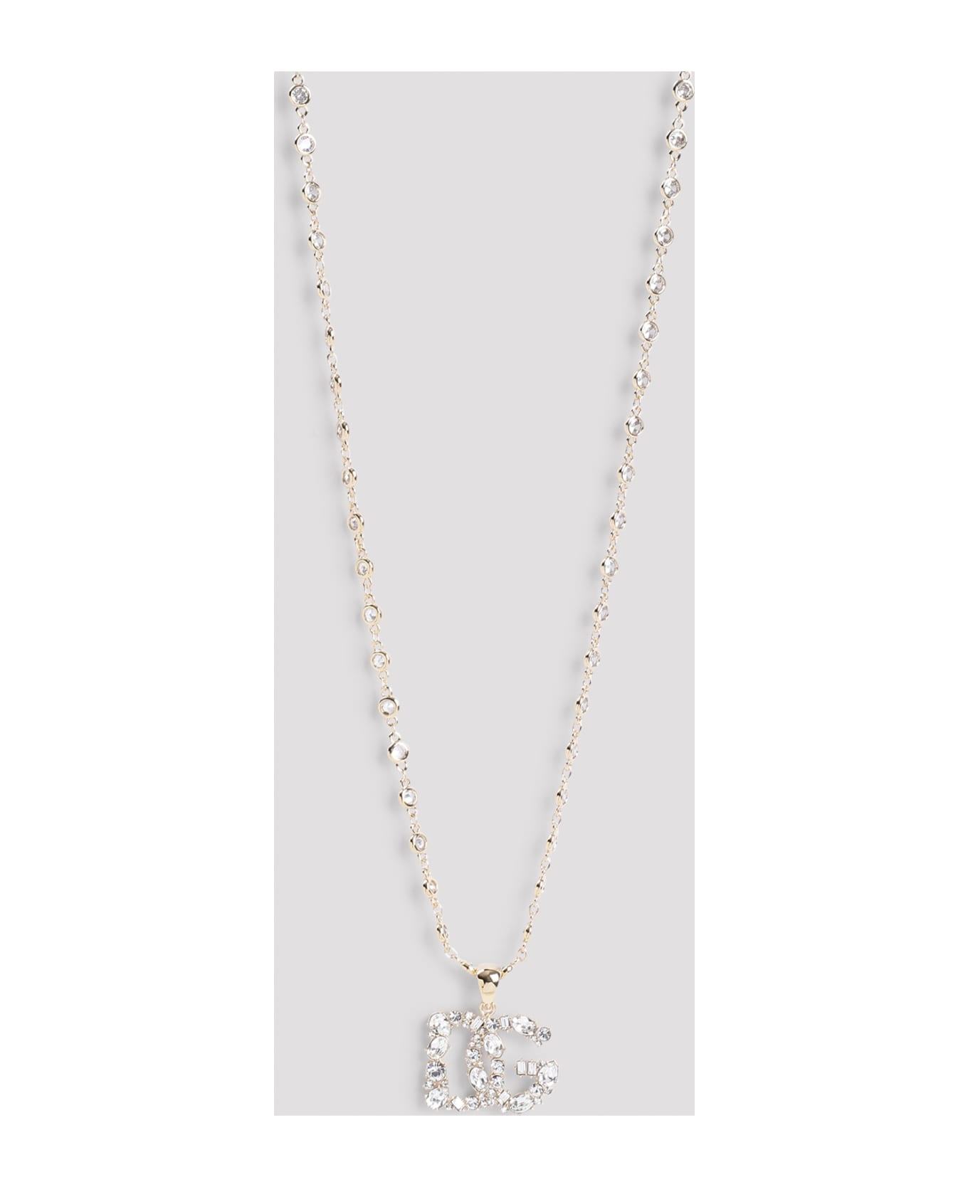 Logo Strass Necklace - 3