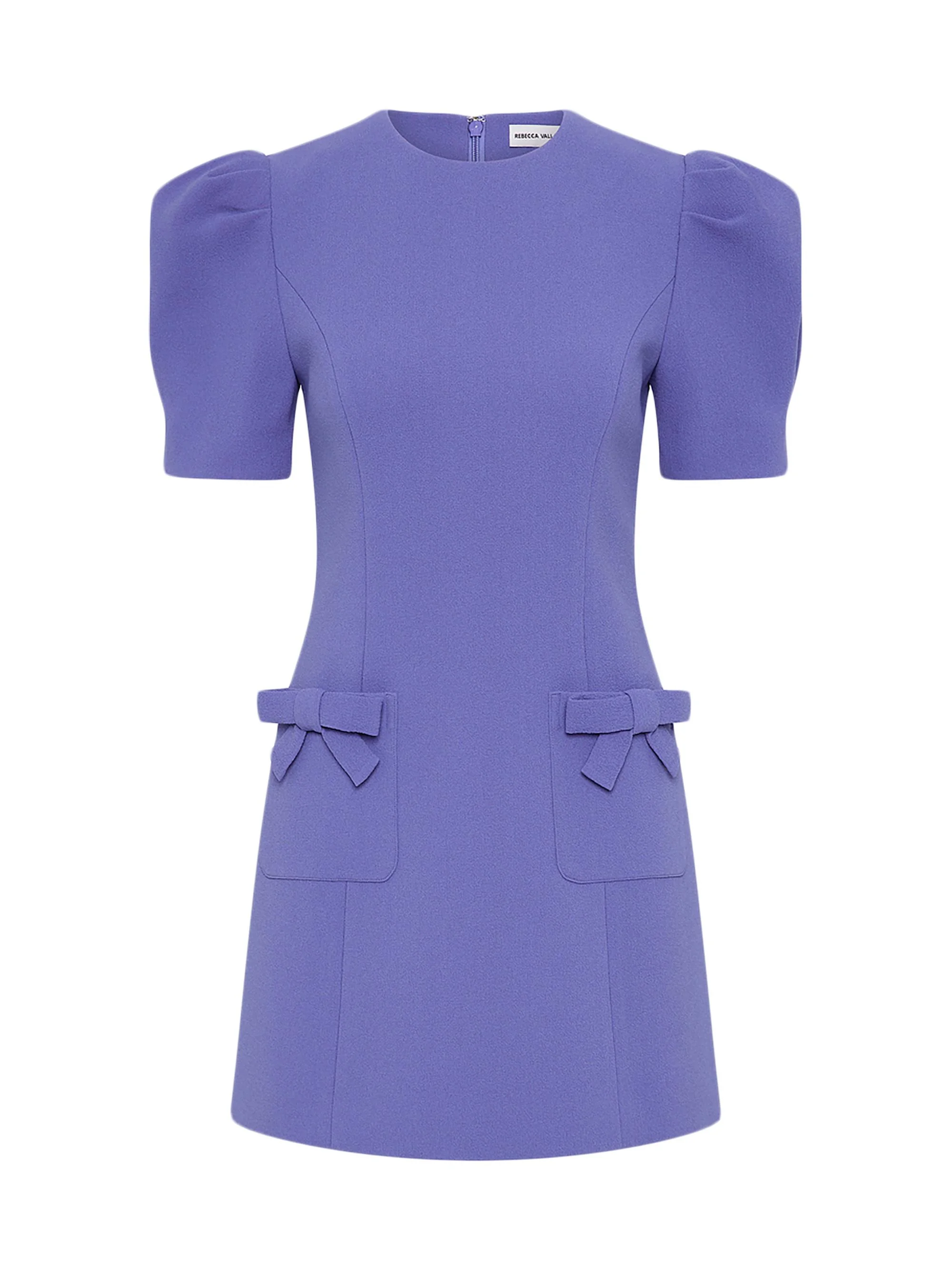 Women's Violetta Bow Minidress - Periwinkle Blue - 1