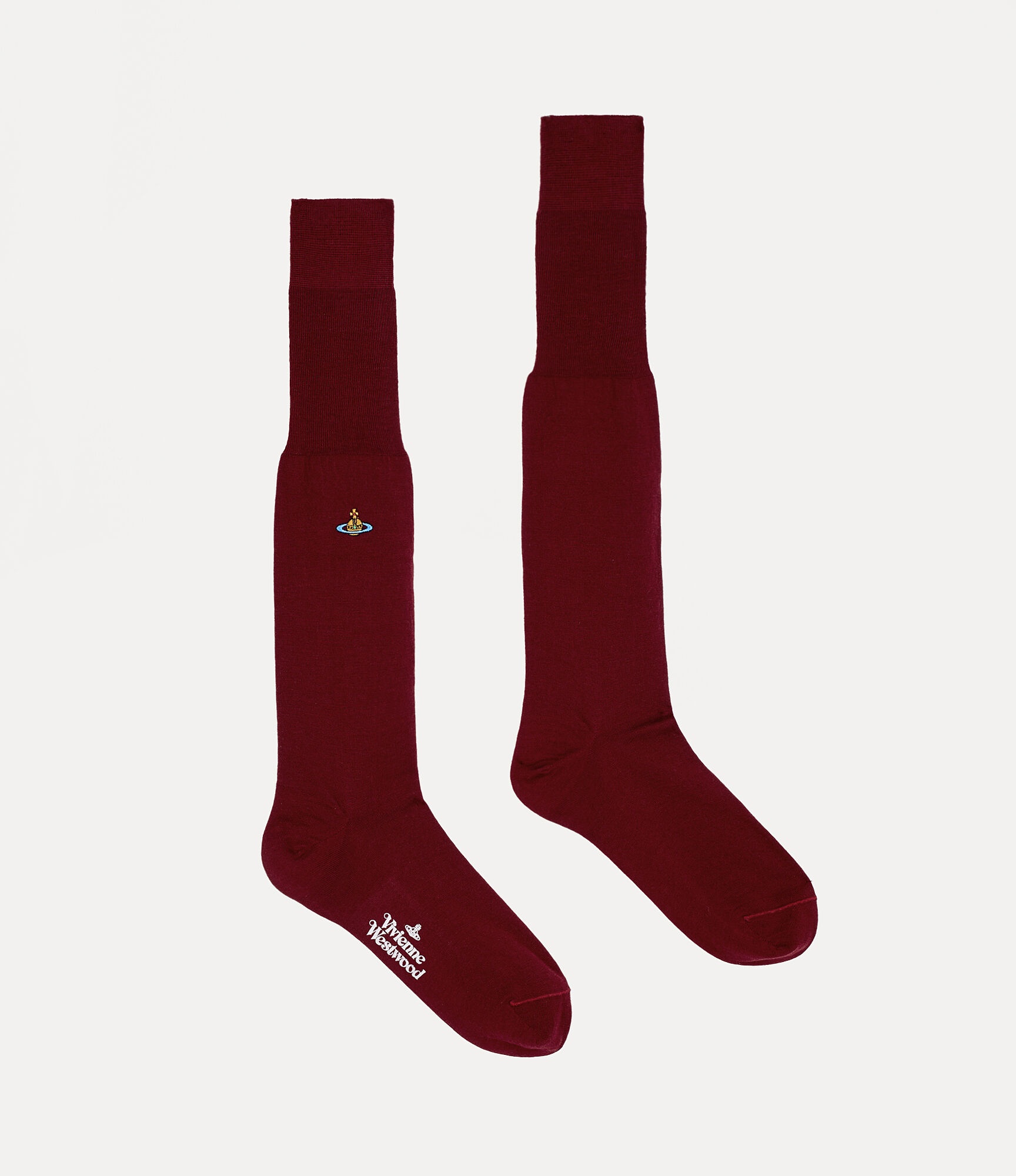 UNI COLOUR PLAIN KNEE HIGH SOCKS - 2