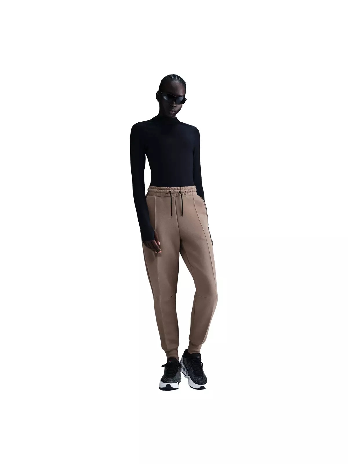 Women's Sportswear Tech Fleece Mid-Rise Joggers - Brown - 3