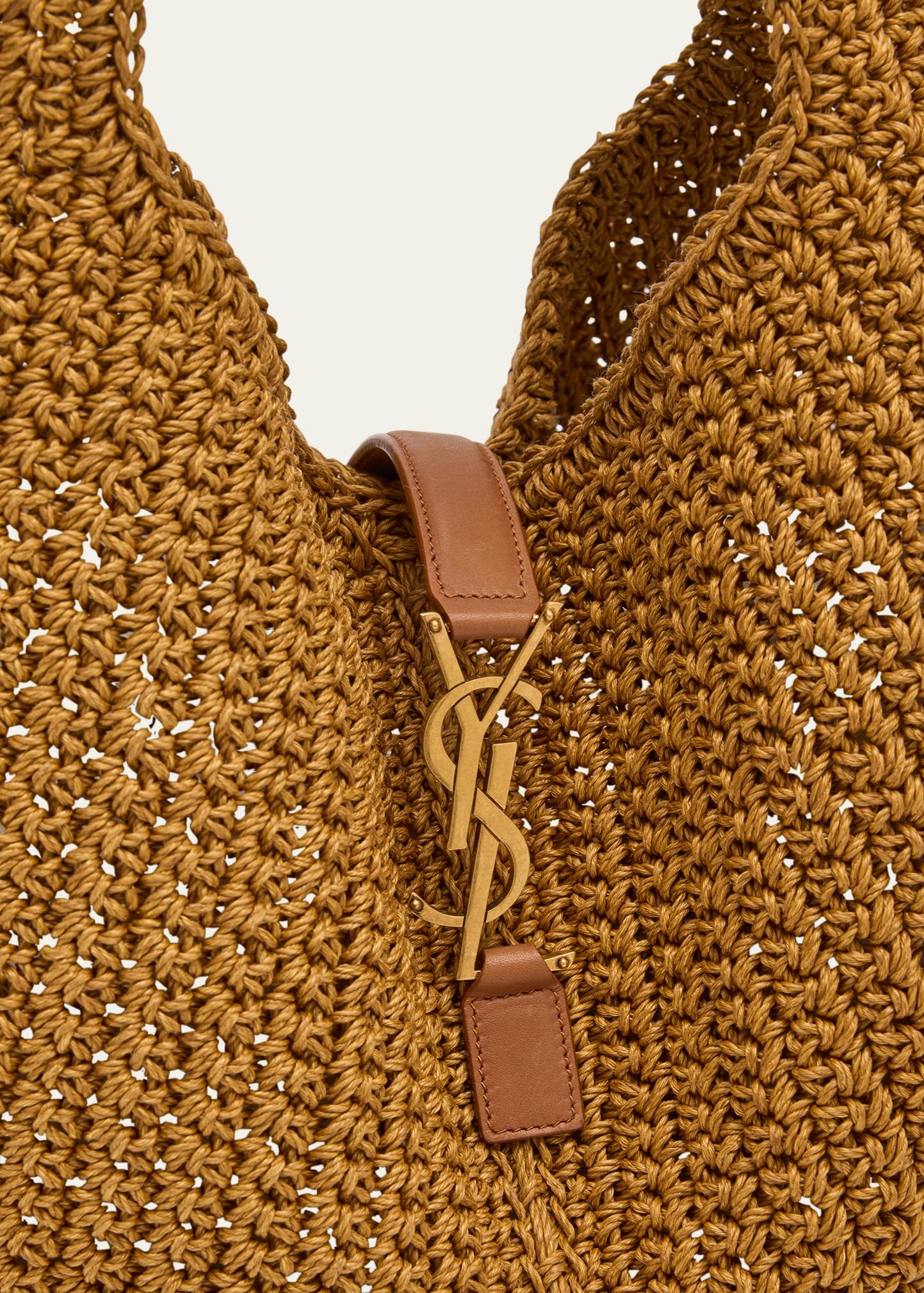 Bea YSL Tote Bag in Cord and Leather - 5
