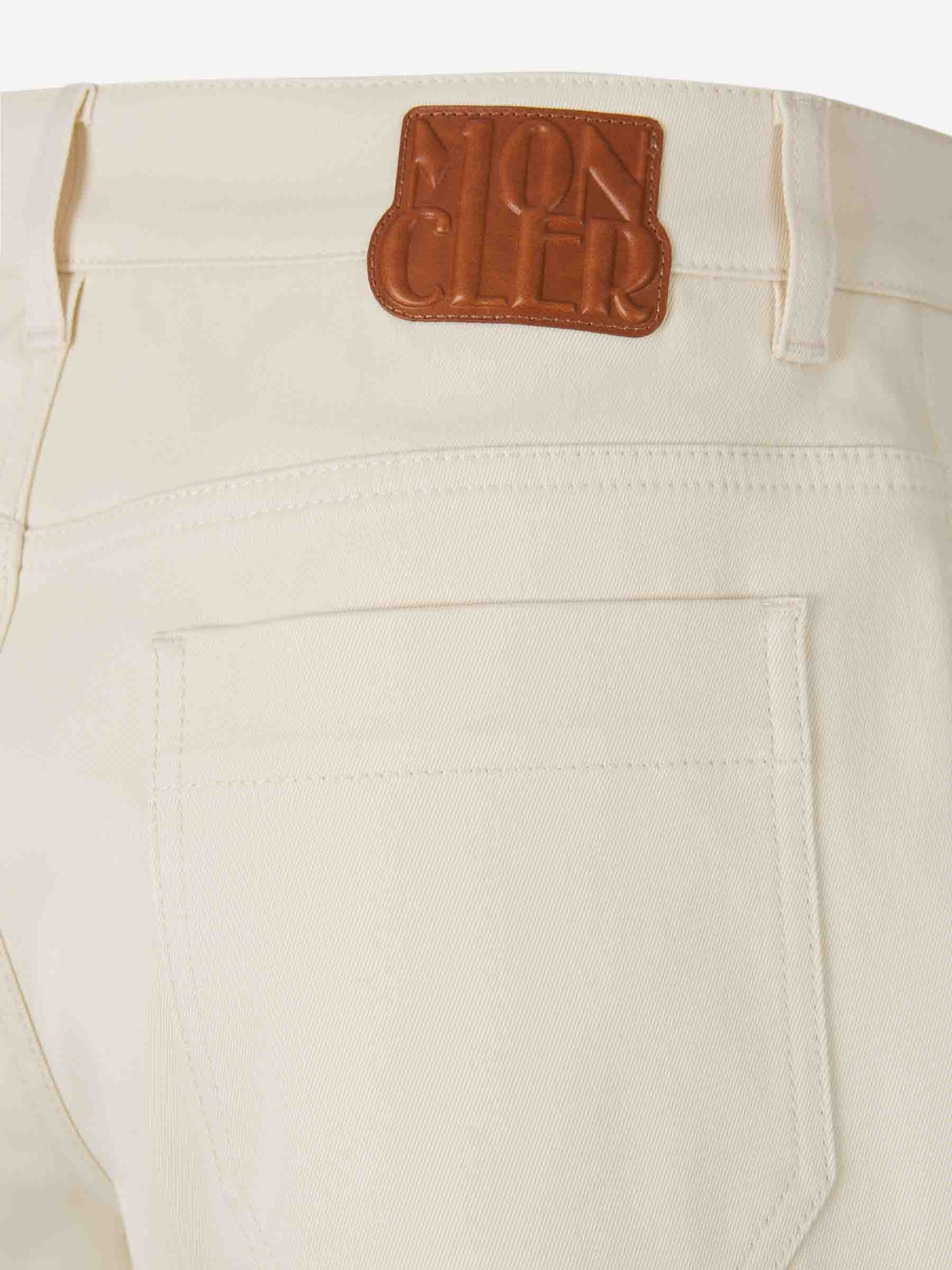 COTTON GABARDINE SHORTS - 4