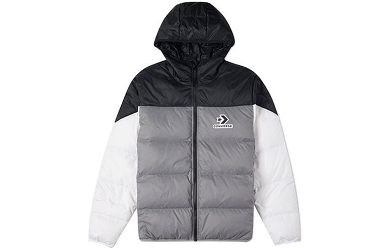 Converse Converse Classic Casual Warm Hooded Down Jacket 'Grey' 10023695-A02 outlook