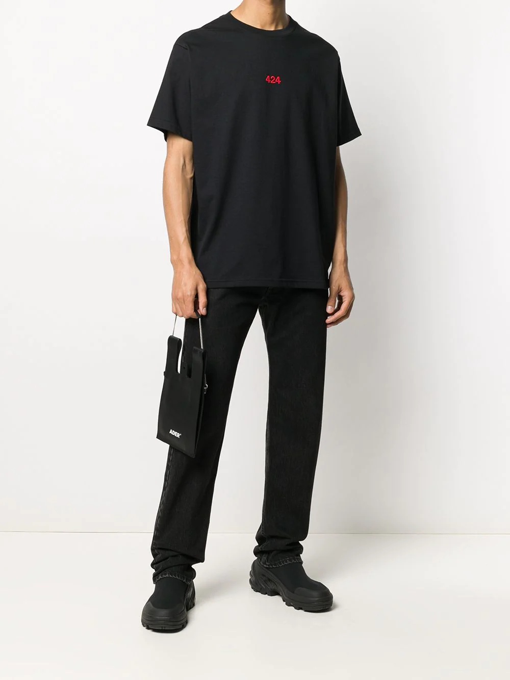 logo-embroidered short-sleeved T-shirt - 2