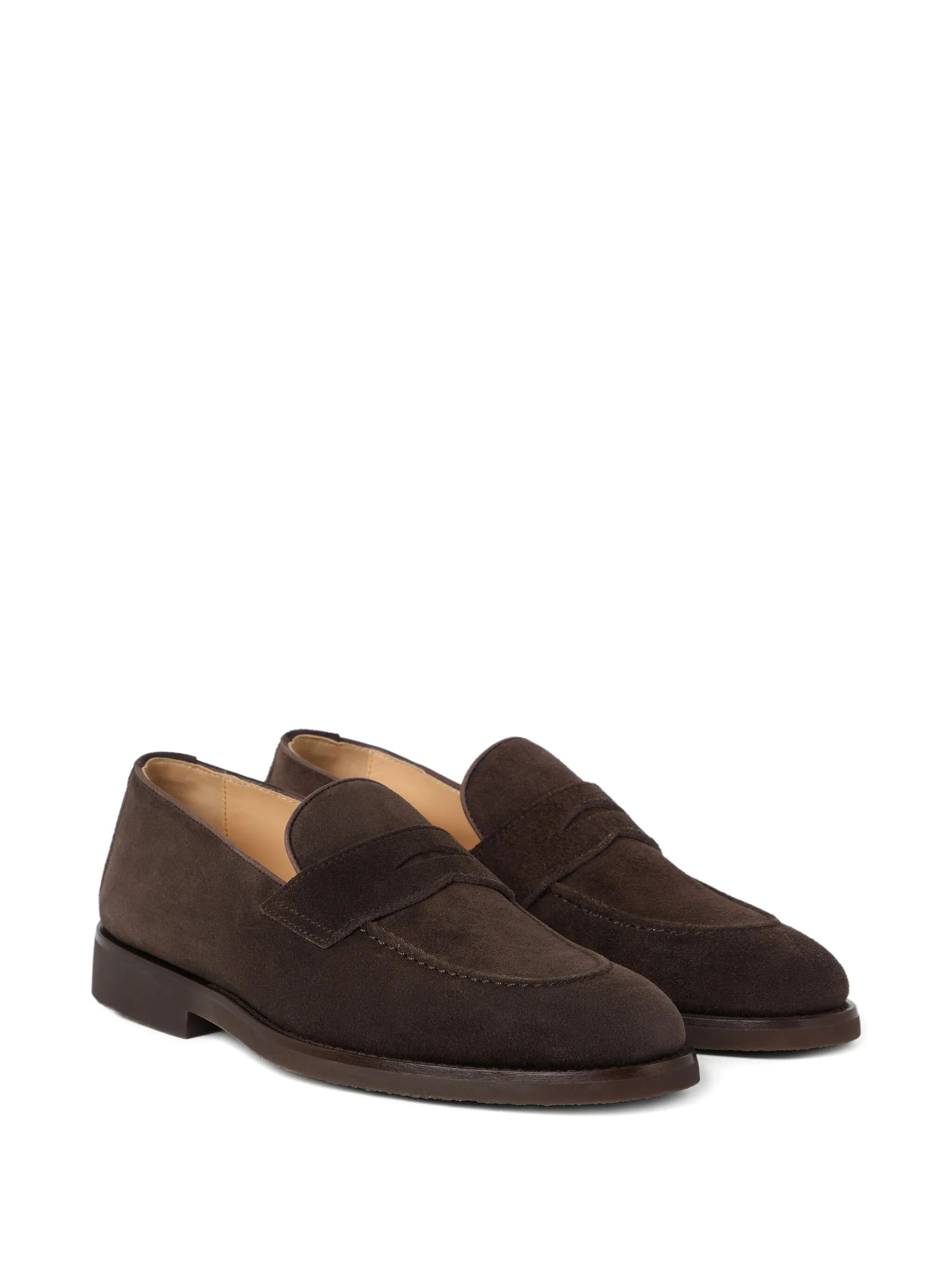 Brunello Cucinelli Suede Penny Loafers - 2