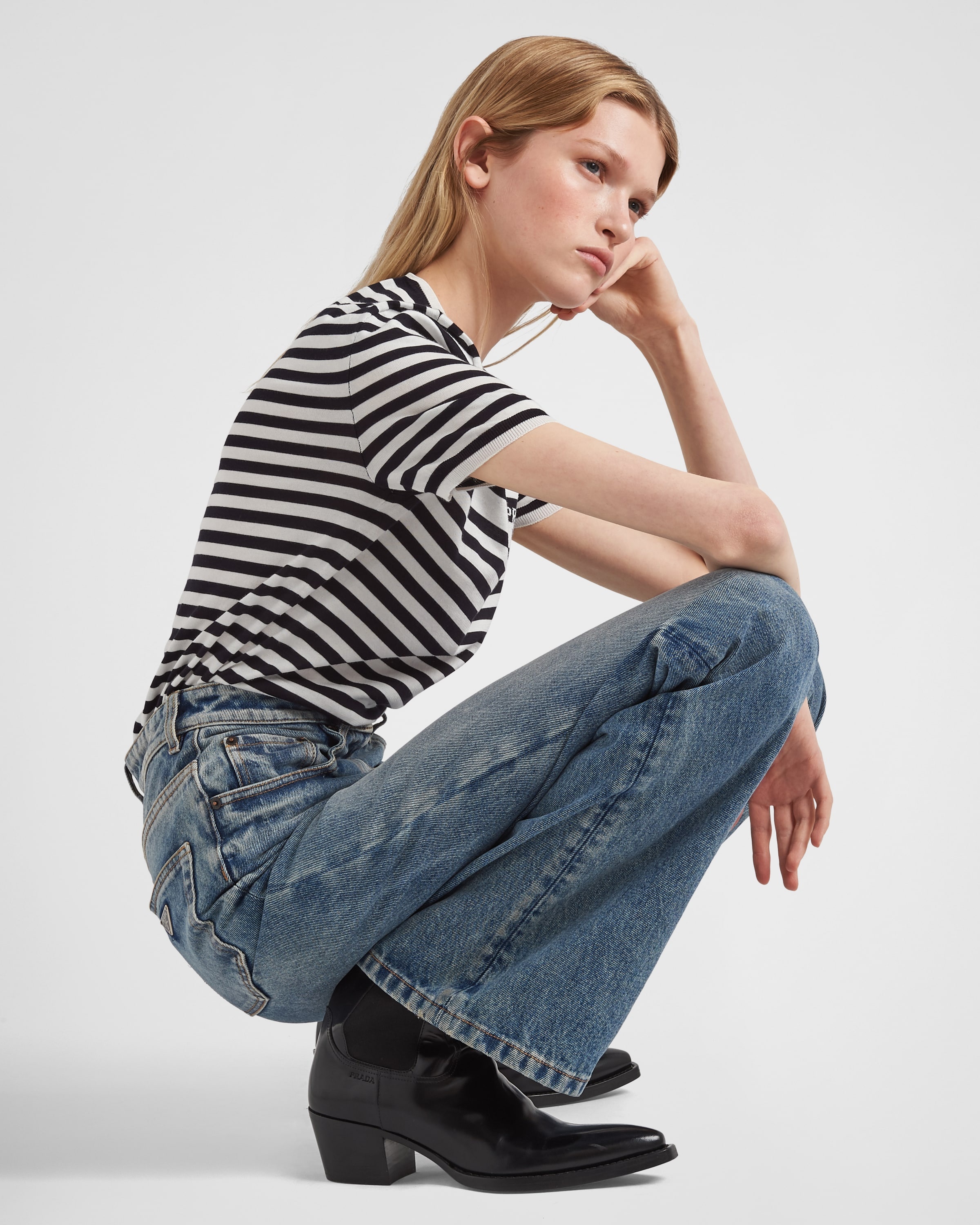 Five-pocket denim jeans - 3