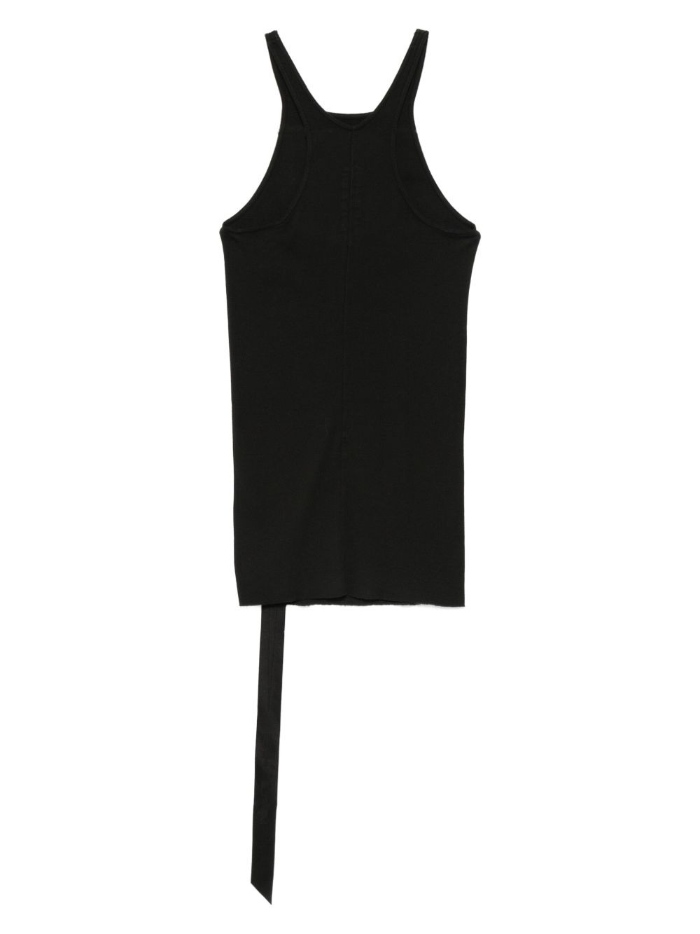 ribbed-knit asymmetric top - 2