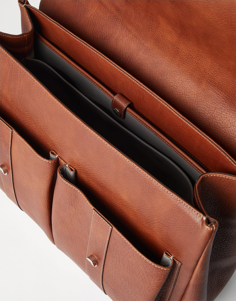 Grained calfskin briefcase 5