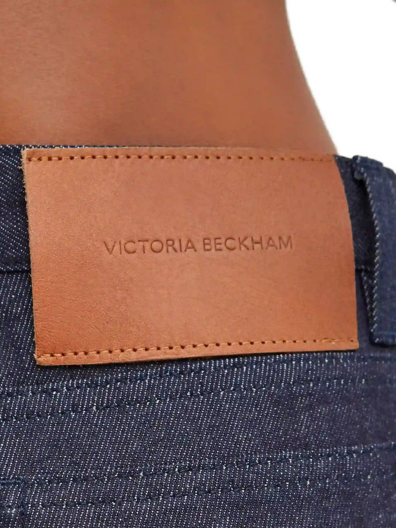 five-pocket leather-patch trousers 4