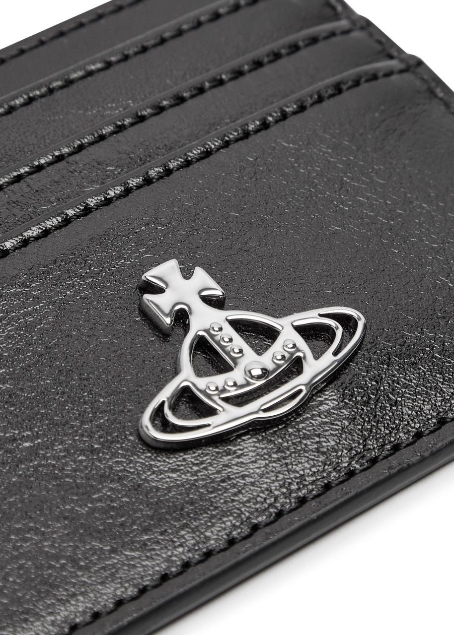 Vivienne Westwood Orb Grained Leather Card Holder - 3