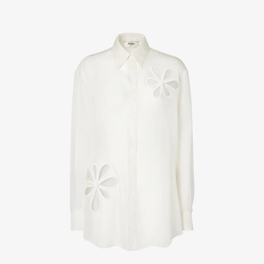 Shirt White silk organza shirt - 1