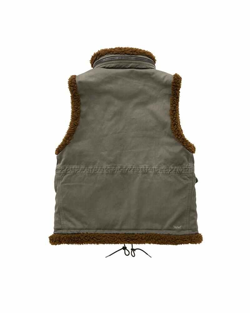 MIL BOA VEST W OLIVE - 2