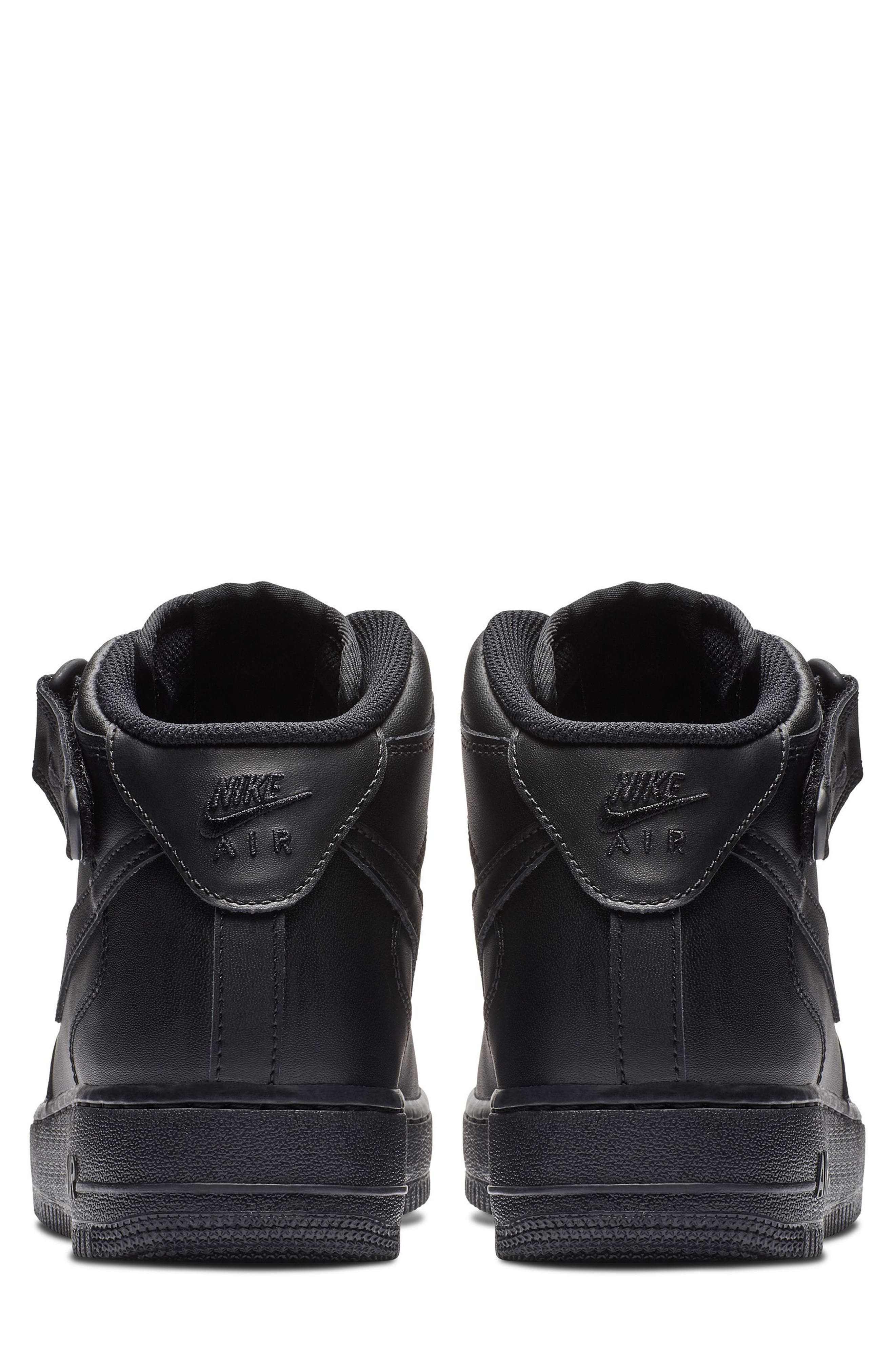 Nike Air Force 1 Mid '07 Sneaker in Black/Black at Nordstrom - 5
