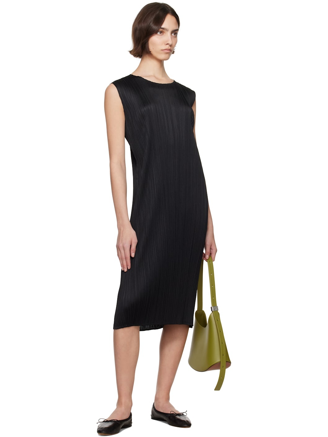 Black Monthly Colors April Midi Dress - 4