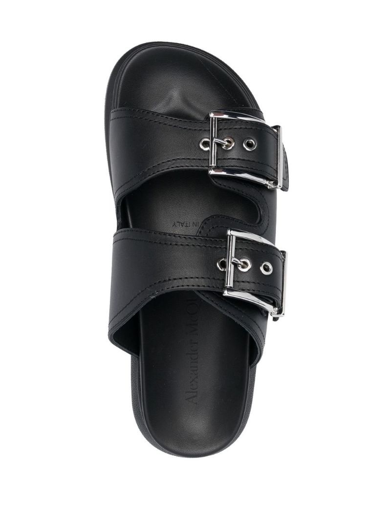 double-strap flat sandals - 4