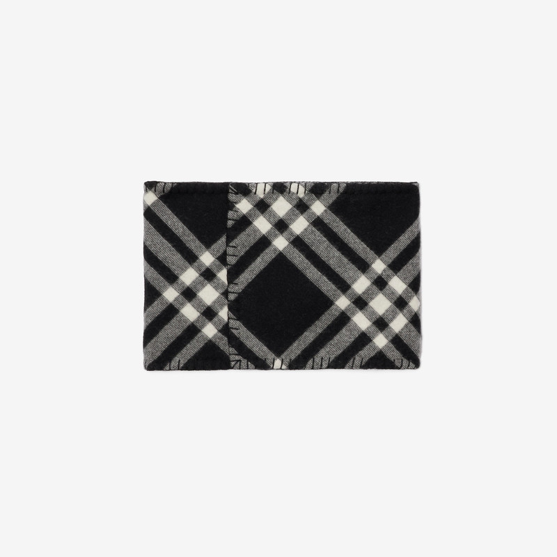 Check Cashmere Snood 3