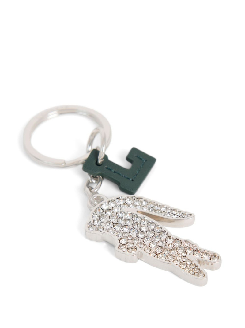 LACOSTE crystallised leather keyring outlook
