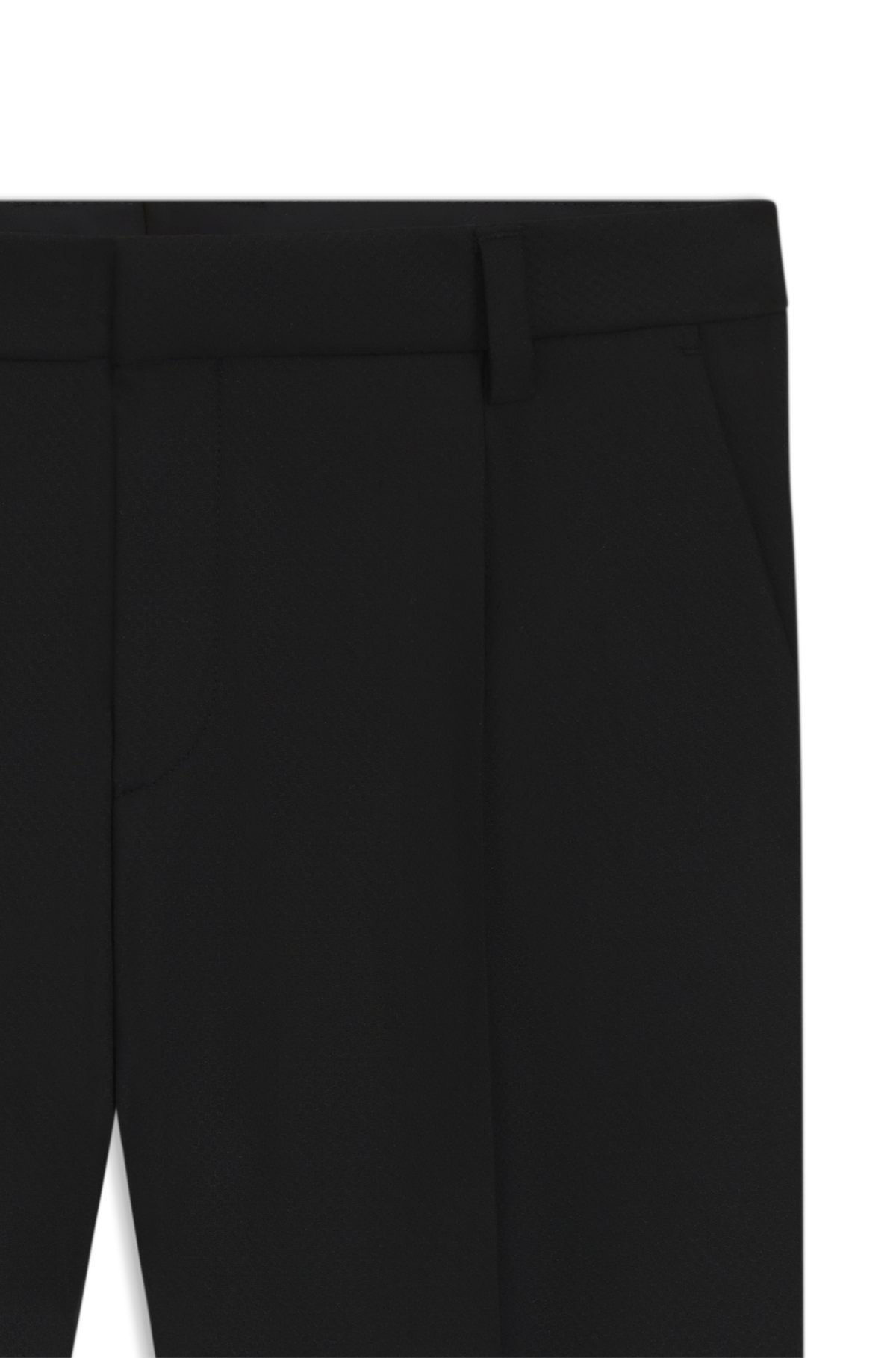 SLIM-FIT TUXEDO TROUSERS IN STRETCH JACQUARD - 6