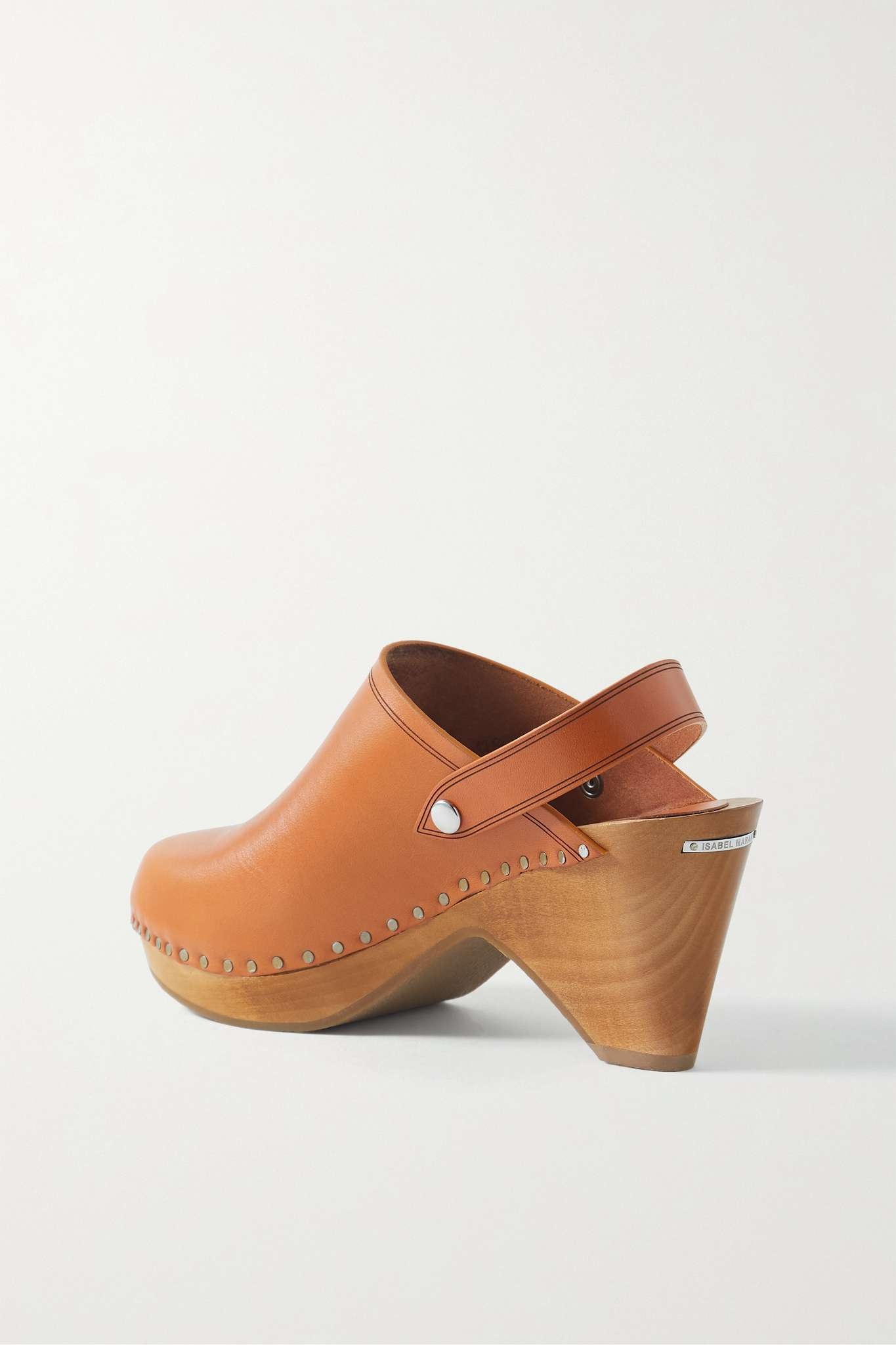 Taiya studded leather clogs - 3