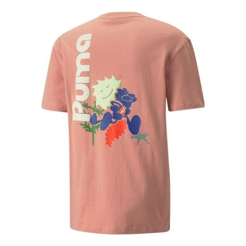 PUMA PUMA Adventure Planet Graphic Tee 'Pink' 533485-24 outlook