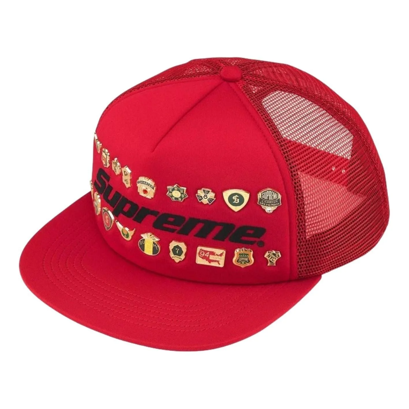 Supreme SS26 Pins Mesh Back 5-Panel 'Red' SUP-SS26-1017-RED - 1