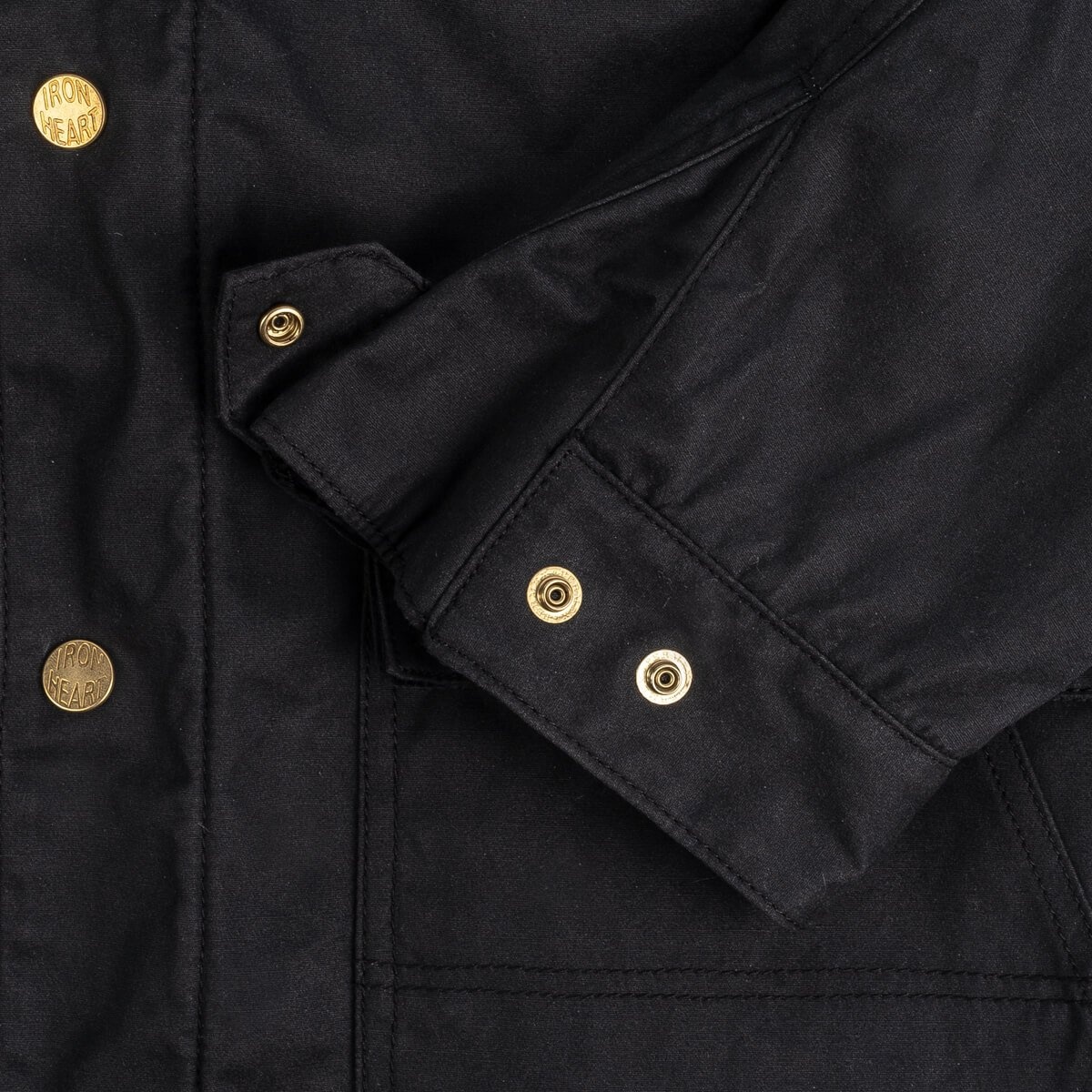 7oz Oiled Cotton Chore Jacket - Black - 13