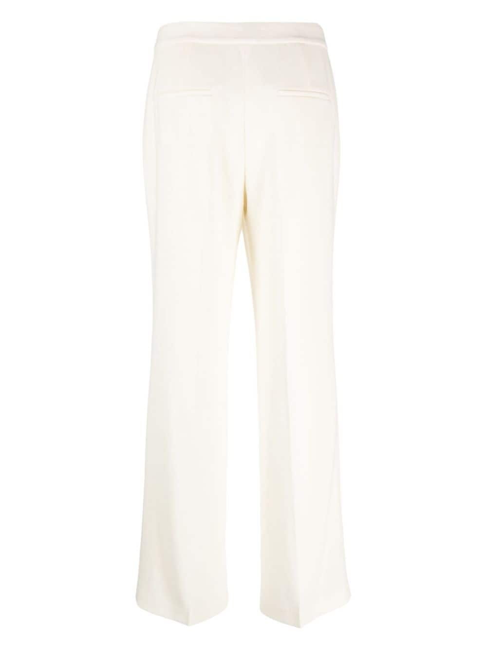 wool straight-leg tailored trousers - 2