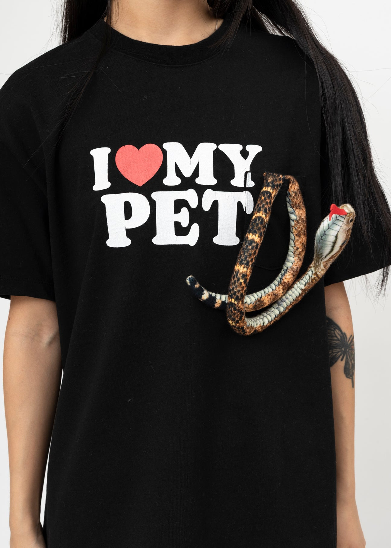 BLACK DOUBLET I Love My Pet Oversized T-shirt - 4